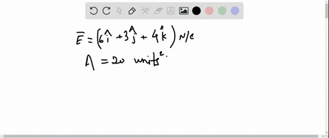 if-the-electric-field-is-given-by-6i3j4k-calculate-the-electric-flux-through-a-surface-of-area-20-units-lying-in-y-z-plane-94159