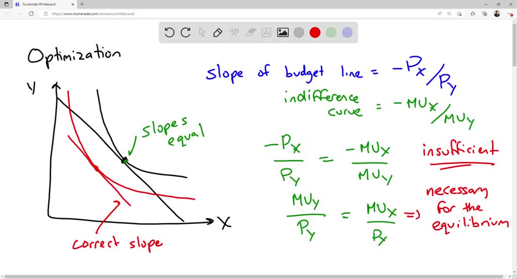 Solved If A Consumer Purchases Only Two Goods X And Y And If Mux