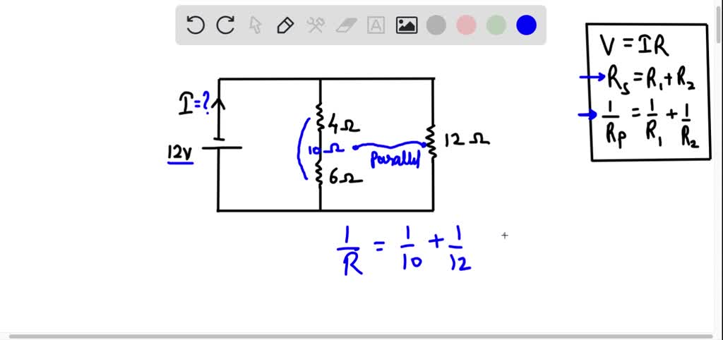 SOLVED: QUESTION 40 Ibatt = 12 V 20 What is the current drawn from the ...