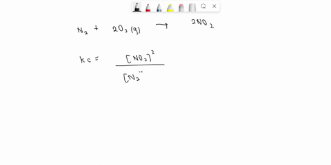 calculate-the-value-of-the-equilibrium-constant-for-the-reaction-n2g-2o2g-2no2g-if-the-concentrations-of-the-species-at-equilibrium-are-n2-00019-o2-00035-and-no2-00067-keq-09513