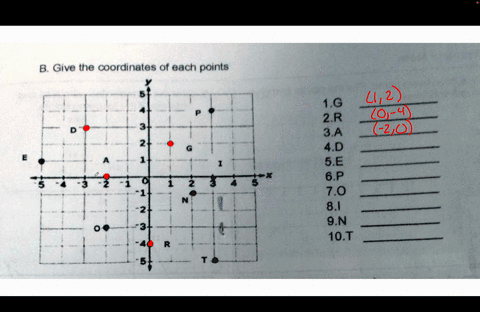 give-the-coordinates-of-each-points-b-give-the-coordinates-of-each-points-1g-2r-3a-4d-5e-6p-70-8-9n-10t-66345