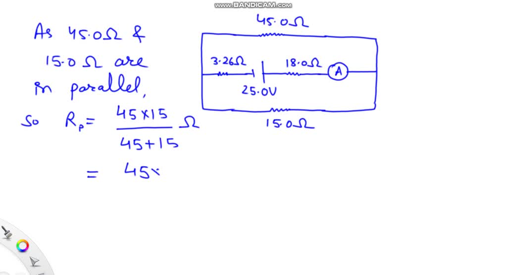 SOLVED For the circuit shown in Fig. E26.7 find the reading of the