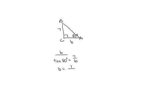 note-triangle-may-not-be-drawn-to-scale-suppose-a-7-and-a-80-degrees-find-degrees-give-all-answers-to-at-least-one-decimal-place-give-angles-in-degrees-09057