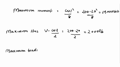 assume-you-have-a-simply-supported-w12x72-simply-supported-steel-beam-the-beam-spans-20-feet-and-carries-a-distributed-load-of-200-pounds-per-foot-the-modulus-of-elasticity-of-steel-is-29000-48239