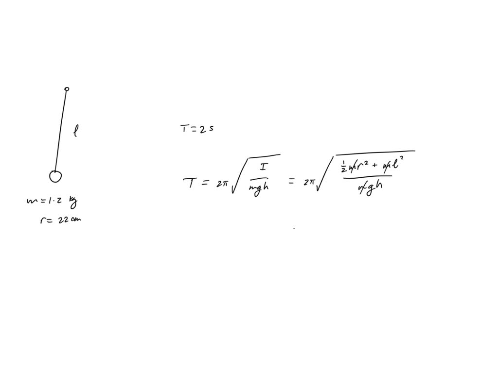 SOLVED A grandfather clock has a pendulum that consists of a thin