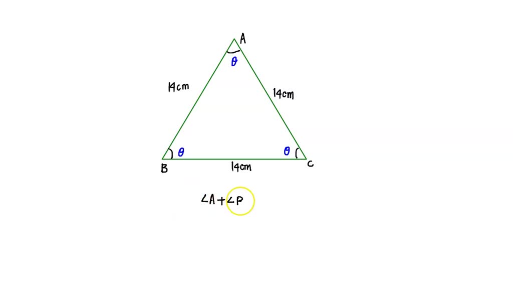 SOLVED: An equilateral triangle is a triangle with all three sides of ...