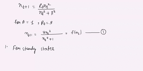 the-population-of-a-species-is-modelled-by-the-difference-equation-ronz-ntl-n2a-where-a-0-ro-0-first-suppose-a-1-ro-3-find-all-nonnegative-steady-states-of-the-model-for-these-parameter-valu-05606