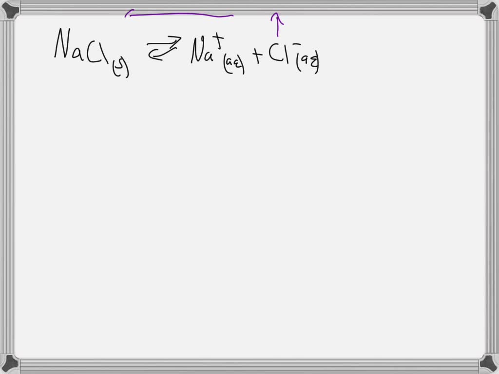Solved a saturated solution of nacl is treated with concentrated hcl