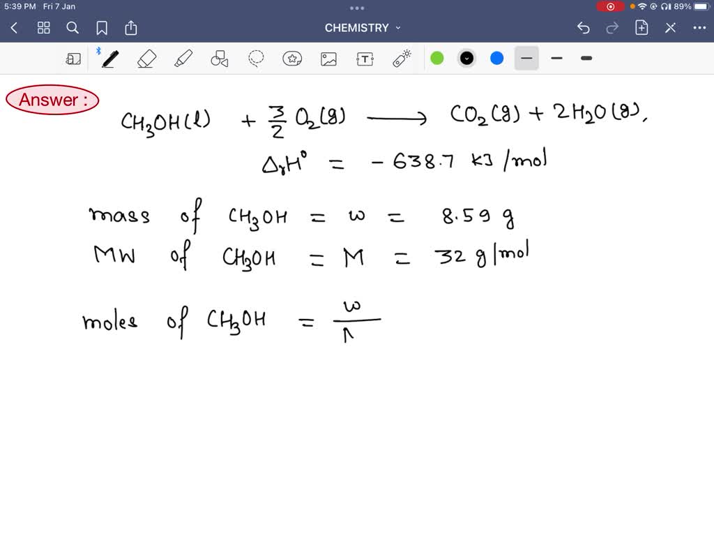 solved-the-thermochemical-equation-for-the-combustion-of-cthanol-is