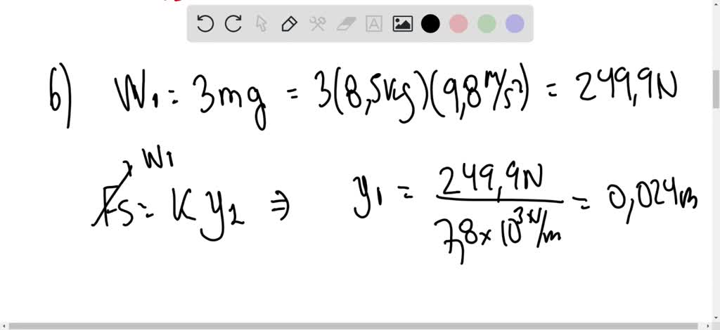 solved-three-identical-8-50-kg-masses-are-hung-by-three-identical-springs-textbf-fig-e6-35