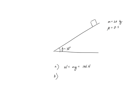 a-box-is-held-at-the-top-of-a-ramp-the-ramp-is-10-meters-high-and-has-an-incline-of-30-degrees-above-the-horizontal-the-box-has-a-mass-of-20kg-and-the-coefficient-of-friction-between-the-box-86933