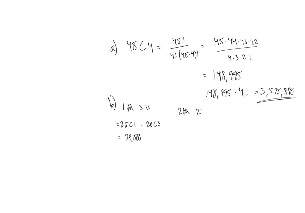 11. There are 25 men and 20 women who belong to a club. An executive