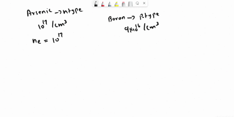 a-si-sample-has-been-doped-with-1017-_-arsenic-atoms-per-cm-the-sample-then-further-doped-with-91016-boron-atoms-per-cm3-using-the-answers-provided-in-the-previous-questions-now-calculate-th-02066