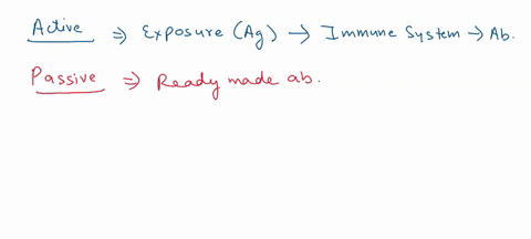 1-immunity-develops-over-time-as-result-of-a-primary-immune-response-usually-involving-b-cells-immunity-arises-via-direct-acquisition-of-antibodies-to-a-specific-antigen-for-example-through-45154