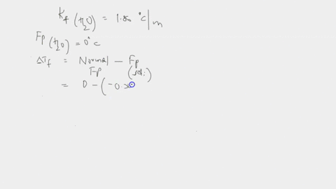 15g-of-an-unknown-molecular-material-is-dissolved-in-450-g-of-water-the-resulting-solution-freezes-at-0340c-what-is-the-molar-mass-of-the-material-12021