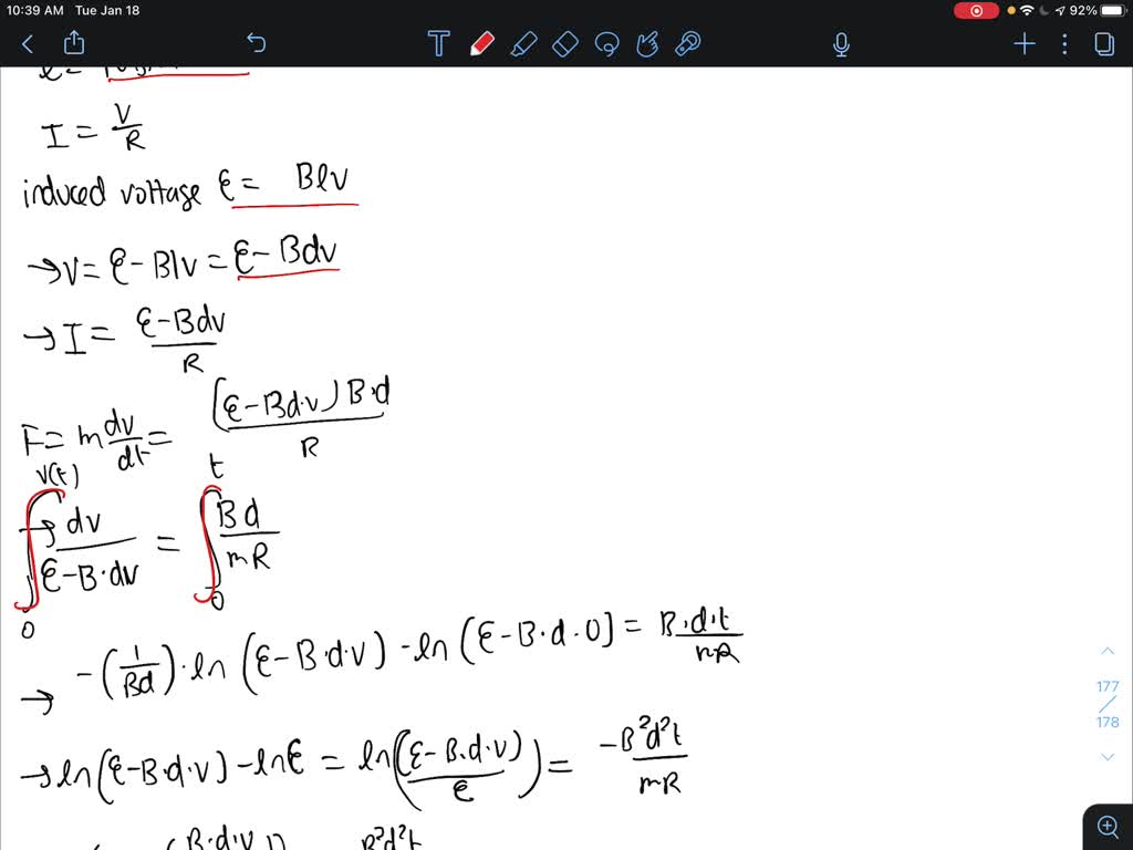 solved-bar-of-mass-and-resistance-slides-without-friction-in