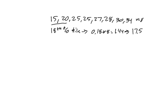 consider-a-sample-with-data-values-of-27-25-20-15-30-34-28-and-25-compute-the-18th-23rd-58th-and-68th-percentiles-if-needed-round-your-answers-to-two-decimal-digits-31398