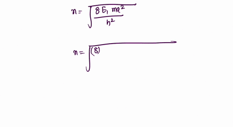 an-electron-that-has-an-energy-of-about-6-ev-moves-between-rigid-walls-100-nm-apart-find-a-the-quantum-number-n-for-the-state-of-energy-that-the-electron-occupies-and-b-the-precise-energy-of-16936