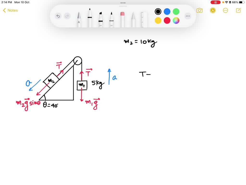 solved-the-ramp-in-figure-p5-75-is-frictionless-if-the-blocks-are