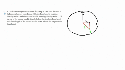 42-mathrmcm-below-the-line-pointing-west-from-the-centre-of-the-compass-how-long-is-the-needle-to-the-nearest-hundredth-of-a-centimetre-11-a-clock-is-showing-the-time-as-exactly-3-00-mathrmp-mathrmm-a