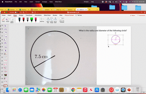 what-is-the-radius-and-diameter-of-the-following-circle-75-cm-96166