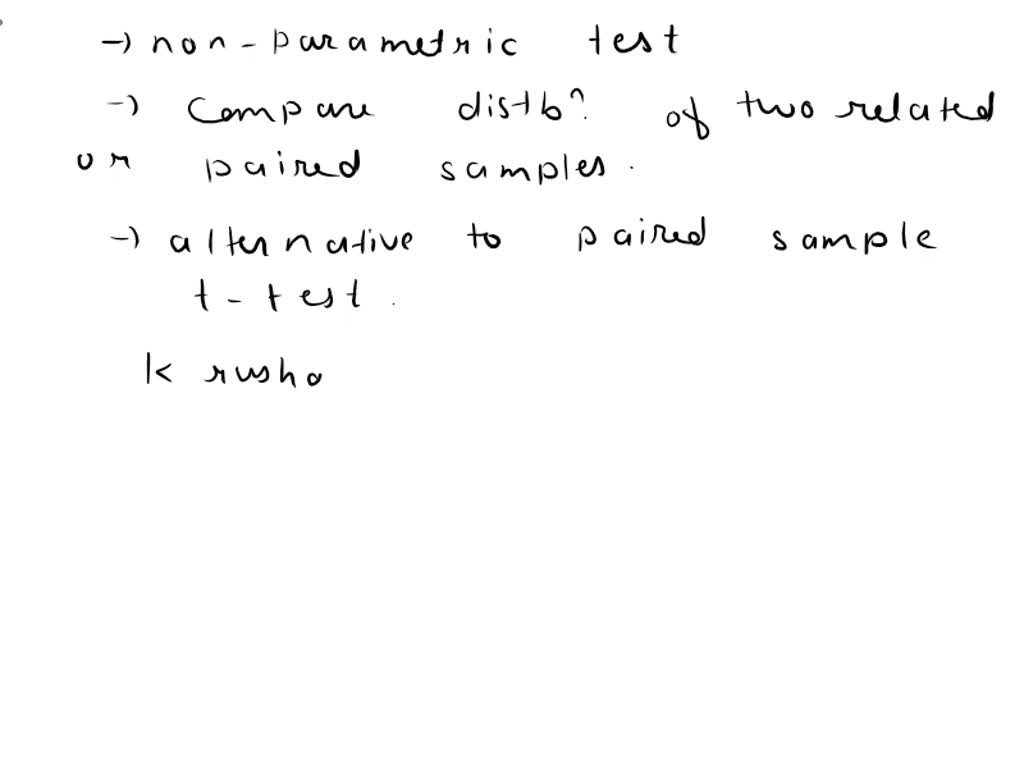 A data set contains ordinal data, a total sample size of five, and the pretest and posttest