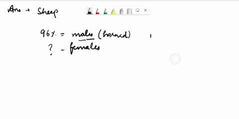 in-some-varieties-of-sheep-the-presence-of-horns-is-determinedby-an-allele-that-is-dominant-in-males-and-recessive-in-females-if96-of-males-are-horned-what-proportion-of-females-have-horns-i-04362
