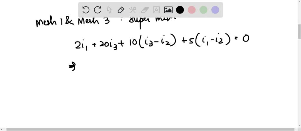 SOLVED A Use The Mesh current Method To Find The Branch Currents In 