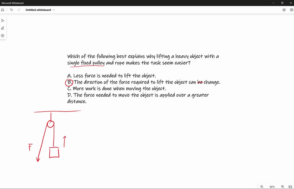 SOLVED Which of the following best explains why lifting a heavy object