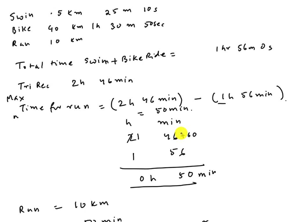 A Triathlon Includes A 5 Km Swim 40 Km Bike And A 10 Km Run Mr B a-triathlon-includes-a-5-km-swim-40-km-bike-and-a-10-km-run-mr-b