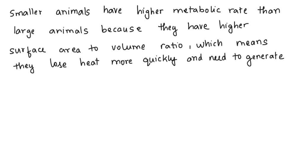 SOLVED Which of the following animals do you expect to have the