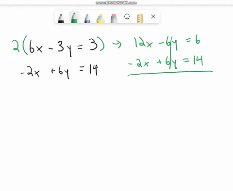 solve-the-system-using-multiplication-for-the-linear-combination-method-6x-3y-3-2x-6y-14-66815