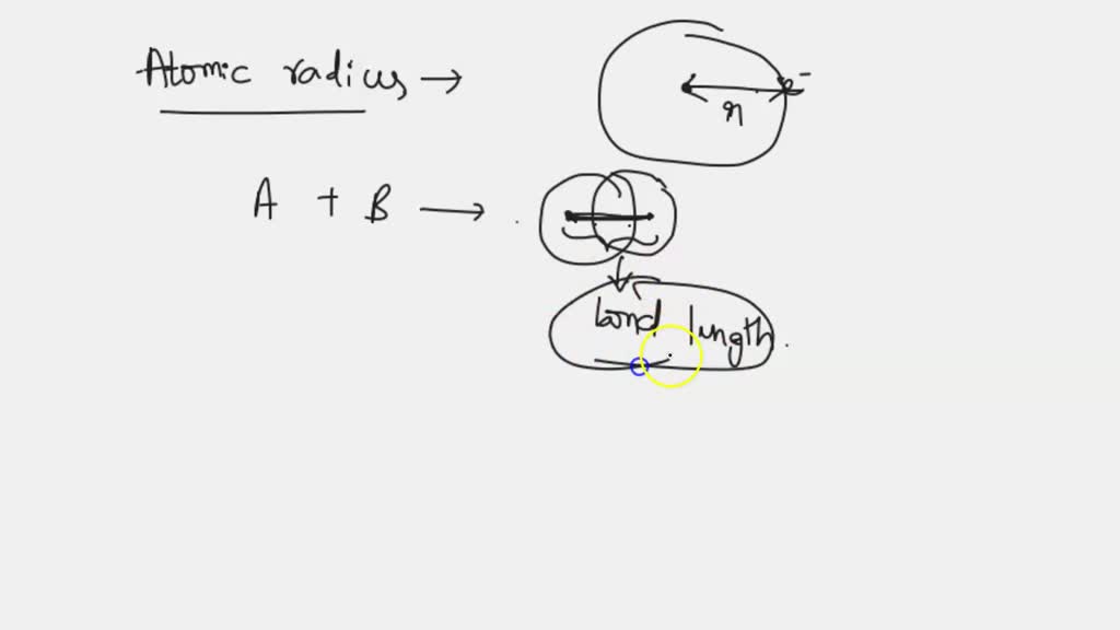 SOLVED: Bond length is the distance between the centers of two bonded ...