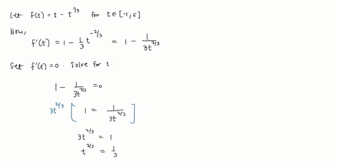 consider-the-following-function-on-the-given-interval-ft-t-t13-1-5-find-any-critical-numbers-of-the-function-enter-your-answers-as-a-comma-separated-list-if-an-answer-does-not-exist-enter-dn-35863