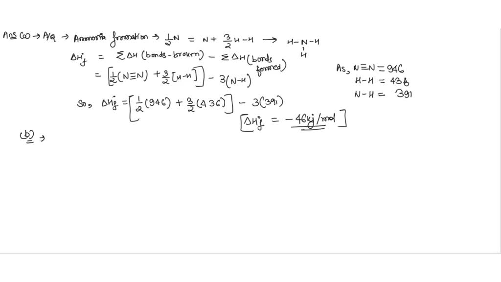 SOLVED: 5. Using H-values (appendix), calculate the standard enthalpy ...