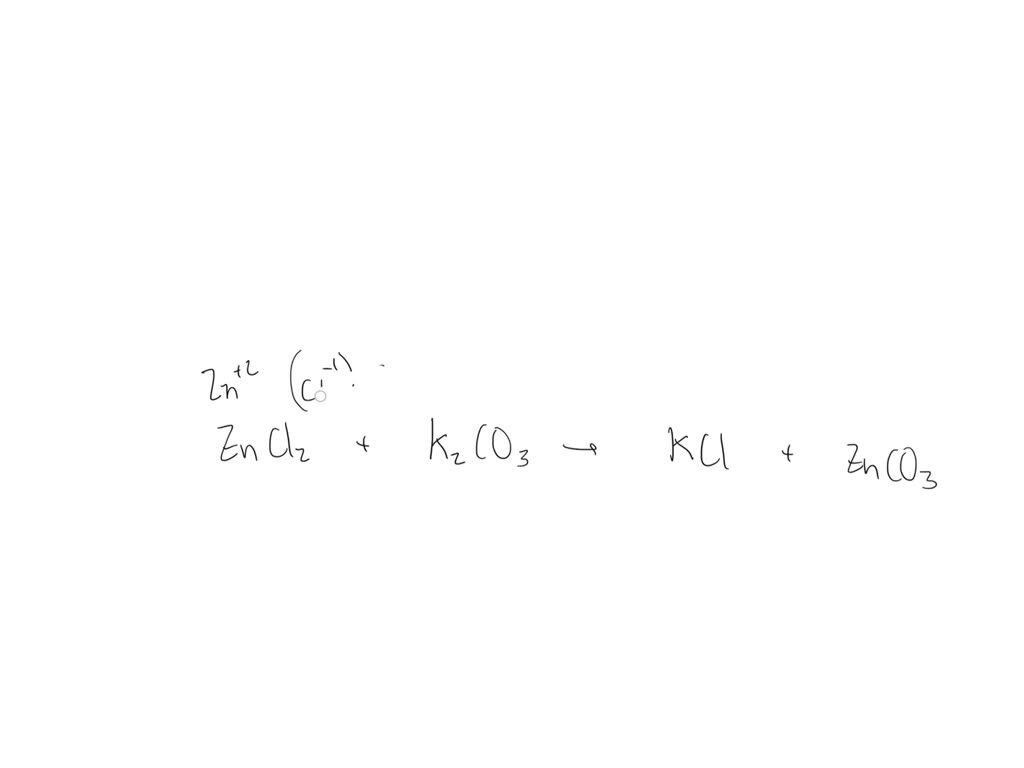 SOLVED Write a balanced equation for the precipitation reaction that