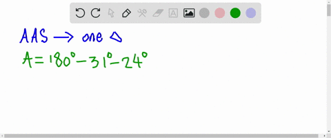 solve-the-triangle-if-possible-select-the-correct-choice-below-and-if-necessary-fill-in-the-answer-box-to-complete-your-choice-round-to-the-nearest-integer-as-needed-0a-there-are-2-possible-69664