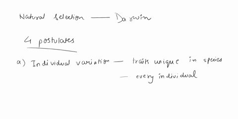 darwin-broke-the-process-of-evolution-by-natural-selection-into-four-criteria-or-postulates-points-populations-vary-lel-tants-some-cfihe-differerces-heritable-manu-offspring-are-produced-hat-46552