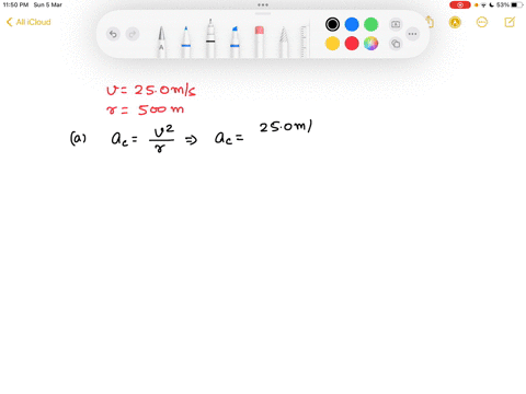 a-calculate-the-centripetal-force-exerted-on-9000-kg-car-that-negotiates-a-5000-m-radius-curve-at-2500-ms-b-assuming-an-unbanked-curve-find-the-minimum-static-coefficient-of-friction-between-01282