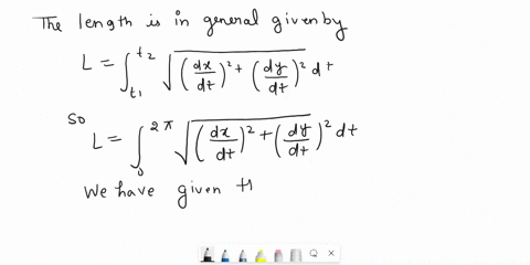 find-the-length-of-the-circle-of-radius-xrcost-and-yrsint-0t-2t-_-defined-parametrically-by-79483