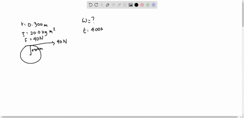 a-wheel-with-radius-0300-m-is-free-to-rotate-without-friction-about-a-stationary-frictionless-axle-at-its-center-the-moment-of-inertia-of-the-wheel-for-this-axis-is-200-kgm2-a-light-rope-is-60323