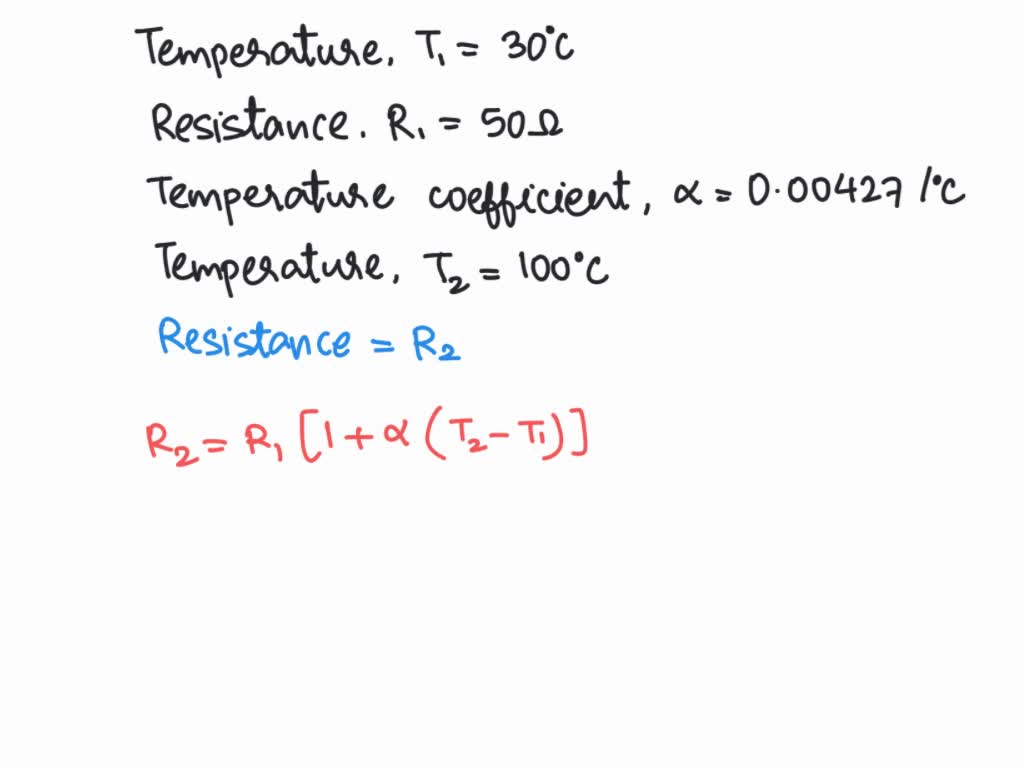 SOLVED '3. The resistance of 4 copper wire at 30*C is 50 ohms If the