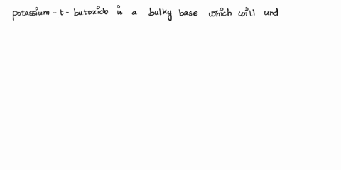 which-mechanism-is-favored-by-the-reaction-of-a-secondary-alkyl-bromide-with-potassium-t-butoxide-ae1-be2-csn1-dsn2-99787