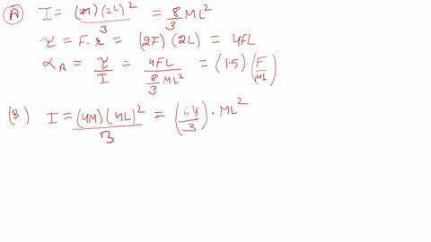 Shown below in a top view are six uniform rods that vary in...
