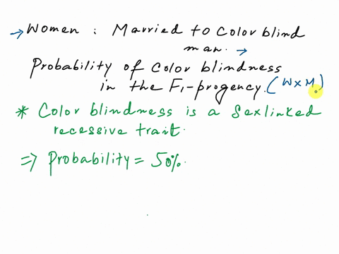 color-blindness-is-inherited-as-a-recessive-trait-that-is-also-sex-linked-a-color-blind-man-marries-a-woman-that-has-normal-vision-whose-father-was-color-blind-what-is-the-chance-that-they-w-07938