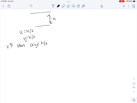 two-infinite-plates-a-distance-h-apart-are-parallel-to-the-x-z-plane-with-the-upper-plate-moving-a-2-79082
