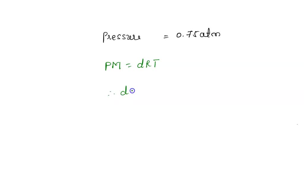 SOLVED Calculate the density of each of the following gases a