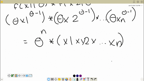 5a-let-x1-x2-xn-be-a-random-sample-from-a-distribution-with-pdf-fx-x-1-where-0-x-1-and-0-use-the-factorization-theorem-to-find-a-sufficient-statistic-y-for-show-your-work-b-let-x1-x2-xn-be-a-20743