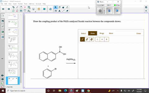 draw-the-coupling-product-of-the-pd0-catalyzed-suzuki-reaction-between-the-compounds-shown-select-draw-more-erase-oh-oh-pdpph3a-rings-92286