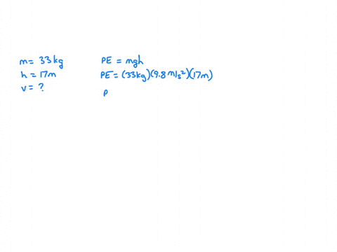 an-object-with-a-mass-of-33-kg-is-dropped-from-a-height-of-17m-above-the-ground-what-is-the-velocity-of-the-mass-when-it-hits-the-ground